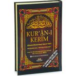5 Özellikli Satır Arası Kelime Kelime Türkçe Okunuşlu Mealli Tecvidli Kuranı Kerim – Orta Boy - Qr Kodlu, Sesli Dinleme - Siyah