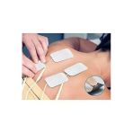 5 Paket, 20 Adet 5x9 cm Tens Elektrod Pedi, Güçlendirilmiş Yapışkanlı Kumaş Yüzey