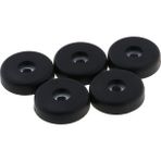 5 Paket Kauçuk Ayak Tamponlar Amplifikatör Hoparlör Kabine Bacak Ayak Pedleri, 40X10MM - Siyah