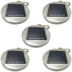 5 Paket Solar Mason Kavanoz Kapak Işıkları, Paslanmaz Çelik Güneş Enerjili Led String Işıklar, 30 Led, Veranda, Partiler, Noel için Su Geçirmez Bahçe Dekoru
