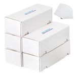 5 Paket Ticaret Kartı Saklama Kutusu Karton Spor Oyun Kartı Depolama Toplayıcı Kutuları 10 ADET Bölücüler, Beyzbol Futbol Basketbol Kartları için Kart Düzenleyici, 3.000 Standart Ticaret Kartı Tutun