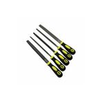 5 PARÇA 8'' ÇELİK EĞE SETİ BALIK SIRTI - ÜÇGEN - KARE - YUVARLAK - DÜZ GENİŞ (5440