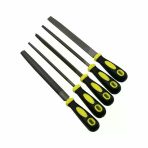 5 Parça 8'' Çelik Eğe Seti Balık Sırtı - Üçgen - Kare - Yuvarlak - Düz Geniş (Timya/Go1395) 202166