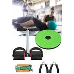5 Parça Vücut Geliştirme Egzersiz Spor Seti Atlama Ipi El Yayı Plates Diski Pilates Seti 1410