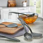 5 Parçalı Mutfak Servis Seti, Dayanıklı Modern Tasarım, 340x145x75 mm, Kolay Temizlenebilir