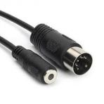 5 Pin Din-3.5 mm Stereo Dişi Çevirici Kablo