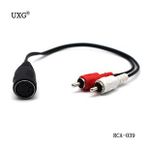5 Pin Din Dişi 2 Rca Erkek Çevirici Kablo
