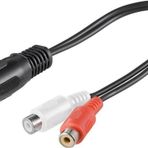 5 Pin Din to 2 RCA Dişi Kablo 20 CM
