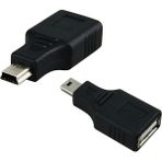 5 Pin Mini Usb Erkek Usb Dişi Aparat Oto Teyp Flash Bellek Mini Usb Otg Dönüştürücü