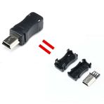 5 Pin Mini Usb Plastik Kapaklı Konnektör