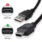 5 Pin mini USB V3 Kablo (5PİN) 1 Metre