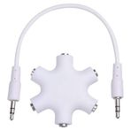 5 Port Kulaklık Çoklayıcı 3.5mm Stereo 5in1 Stereo Çoklayıcı Splitter