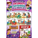 5 Renk Yayınları 2 .Sınıf Öğrencileri İçin Zevkle Okuyacağı 10 lu Hikaye Seti - 4 (Kitap Okuma Not Defteri Hediyeli)