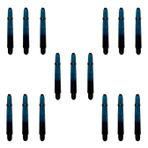 5 Set (15 Adet) 41mm Mavi-Siyah, Polikarbon-PC Şeffaf Dart Shaft-Şaft