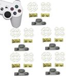 5 Sets Silicone Conductive Rubber Pads Replacement for Playstation 3 PS3 Controller Parts for dualshock 3 L1 R1 L2 R2 Adhesive Button Changing Keypad Repair Replacement Part Tool Kit(PS3)