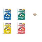 5. Sınıf Bumerang Matematik Fen Türkçe ve Sosyal Haftalık Denemeleri 4lü Set + Telefon Standı