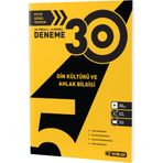 5. Sınıf Din Kültürü ve Ahlak Bilgisi 30'lu Deneme