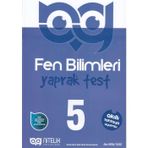 5. Sınıf Fen Bilimleri Yaprak Test Nitelik Yayınları