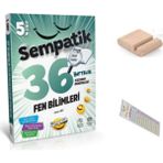 5. Sınıf Sempatik Fen 36 Haftalık Kazanım Denemeleri 2025-2026 + Telefon Tutucu + Çözüm Ayracı - Video Çözümlü