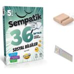 5. Sınıf Sempatik Sosyal 36 Haftalık Kazanım Denemeleri 2025-2026 + Telefon Tutucu + Çözüm Ayracı - Video Çözümlü