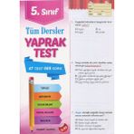 5. Sınıf Tüm Dersler Yaprak Test - kollektif