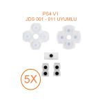 5 Takım Ps4 V1 Jds 001 011 Kollar İle Uyumlu İç Lastik Takımı