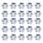 5 V LED ışıklı LED çip, 200 lm, 1 W yüksek performanslı alüminyum plakalı LED çipler, ışık boncuğu, kendin yap aydınlatma gövdeleri için ışık kaynağı çipi, 25'li paket (soğuk beyaz ışık)