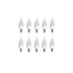 5 Watt E14 Duylu Kıvrık Led Buji Ampül Beyaz Işık Ct-4077 Ct4077blss 10 Adet HSPLİNM-3498