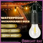 5 Watt Güneş Enerjili Ve Usb Şarjlı 3 Modlu Dim Edilebilir Kamp, Deniz, Piknik, Bahçe, Çadır Ampulü