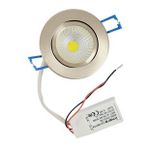 5 WATT LED SPOT TRAFOLU SATEN KASA BEYAZ IŞIK (YCE-N5) ( 2 ADET )