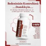 5 x 30 Capsule Blood Sugar Gurmar,tarçın,acıyavşan,yaban Mersini Ekstratı Içeren Takviye Edici Gıda 1 Paket Çay Hediyesiyle - 5'li