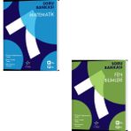 5 Yıldız Yayınları 7. Sınıf 2023 Matematik Fen Bilimleri Soru Bankası Seti