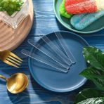 50 Adet 20-100 Adet/takım Şeffaf Akrilik Dondurma Çubuğu Renkli Gıda Sınıfı Çikolata Lolipop Buz Küpü Tutucu Popsicle Mutfak Aksesuarları (Yurt Dışından) - Ice Cream Sticks