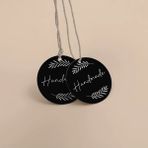 50 Adet (4 Cm) Handmade Yapışkansız Baskılı Etiket / Düğün Nişan Nikah Hediye Etiketi / Yuvarlak