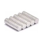 50 Adet 5 X 2 Mm Çap: 5 Mm, Kalınlık : 2 Mm Yuvarlak Neodyum Mıknatıs
