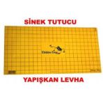 50 Adet 60X30cm Yapışkan Kara Sinek Yakalama Bantı Çekici Tutucu Öldürücü