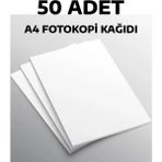50 Adet A4 Kağıt Fotokopi Kağıdı - Beyaz