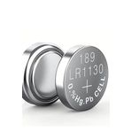 50 ADET AG10 Alkaline 189 V10GA LR54 D389 SR LR 1130 S1131E 389 LR54 SR54 AG 10 SR1130W Düğme Pil (Terazi-Saat-Baskül Pili) (50)