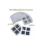 50 Adet Banyo Gider Süzgeci Sineklik Tamir Kiti Kıl Tüy Kapatıcı Pislik Tutucu Kendinden Yapışkanlı