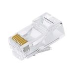 50 Adet Cat6 Konnektör Cat6 Jack RJ45 Başlık Cat 6 Başlık
