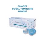 50 Adet Doğal Temizleme Mendili