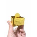 50 Adet Gold Pleksi İsme Özel Lokumluk Mevlüt Yeni Doğum Bebek Hediyelik