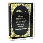 50 ADET - İsim Baskılı Ciltli Yasin Kitabı - Çanta Boy - Siyah - 128 Sayfa - Mevlit Hediyeliği