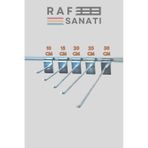 50 Adet Kanallı Pano Kancası 25 Cm Askı Kanca Raf Askısı Aksesuar Galvaniz