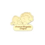 50 Adet Kendin Süsle Uyuyan Bebek Figürlü Gold Pleksi Magnet