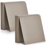 50 Adet Kitap Tahtası, Bağlayıcı Kurulu Sunta Tasarımcı Kitap Tahtası Kraft Ağır Hizmet Sunta Levhaları Kitap Ciltleme Kapağı için Ciltleme Malzemeleri (Gri, 12 x 12 inç, 50 PT)