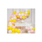 50 Adet Metalik Balon (Sarı, Beyaz, Pembe)+Balon Zinciri Hediye