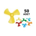 50 Adet. Mini Pervane. Deney Pervanesi. Eğitici Motor Deneyi Için