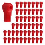 50 adet ZONADAH kancalı kilit, hırsızlığa karşı koruma, pano kancalı kilit, perakende güvenlik ekranı, kanca kilidi, etiket çözücü, güvenlik etiketleri için kanca, güvenlik, 7 mm, kırmızı