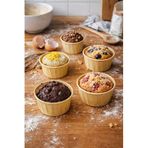 50 AdetKağıt Muffin Cup Cake Kek Kalıbı Kraft